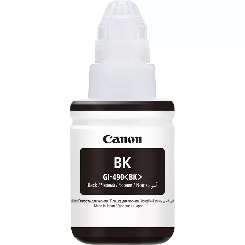 TINTEIRO CANON GI-490 135ML PRETO