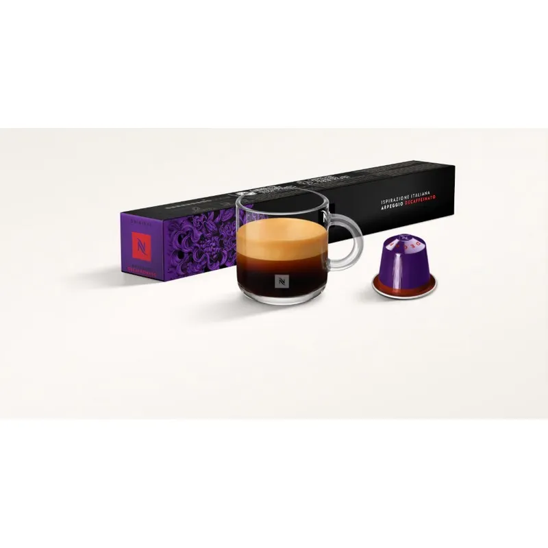 CAIXA 10 CÁPSULAS NESPRESSO ARPEGGIO DESCAFEINADO