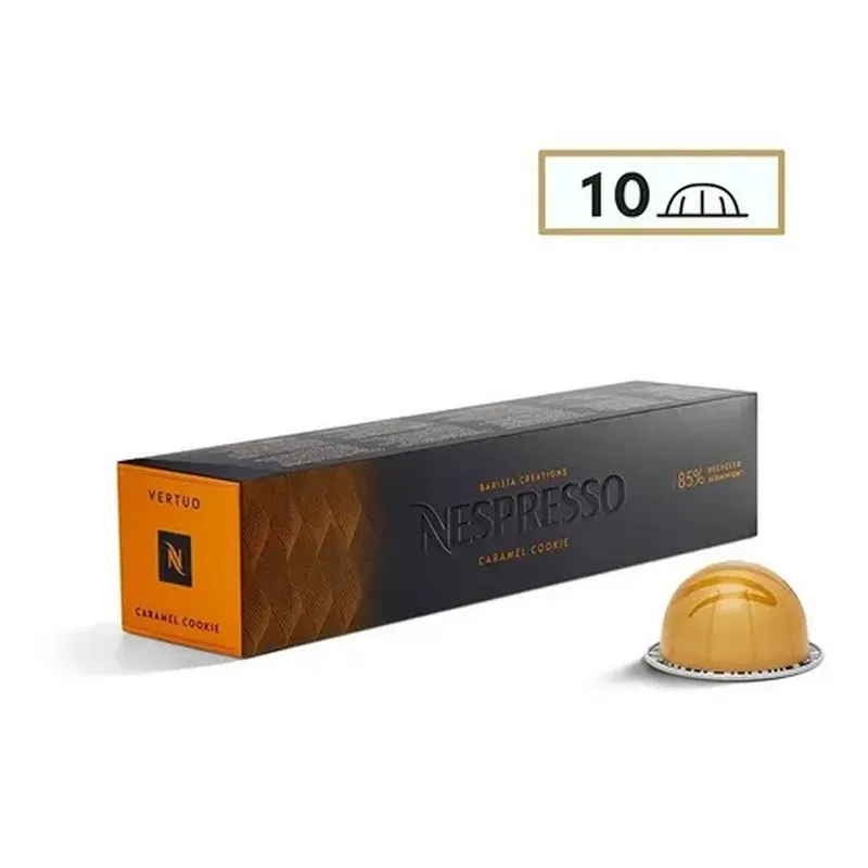 CAIXA 10 CÁPSULAS NESPRESSO BARISTA CREATIONS CARAMELLO