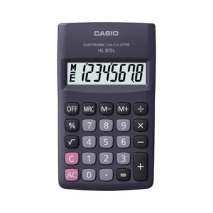 CALCULADORA DE BOLSO CASIO HL-815L-BK-W-DP